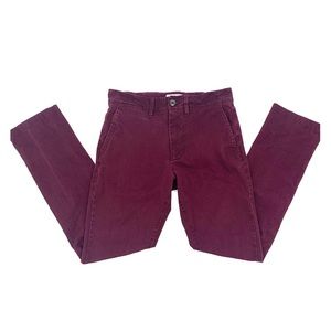 Goodfellow & Co. Maroon Slim Fit Pants
